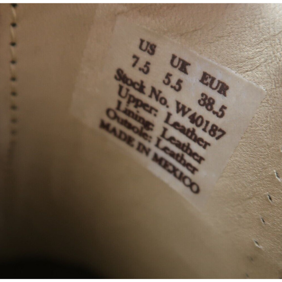 Wolverine Shoes Womens 7.5 Bootie Fashion Classic Textured Leather Brown Artisan - Picture 14 of 16